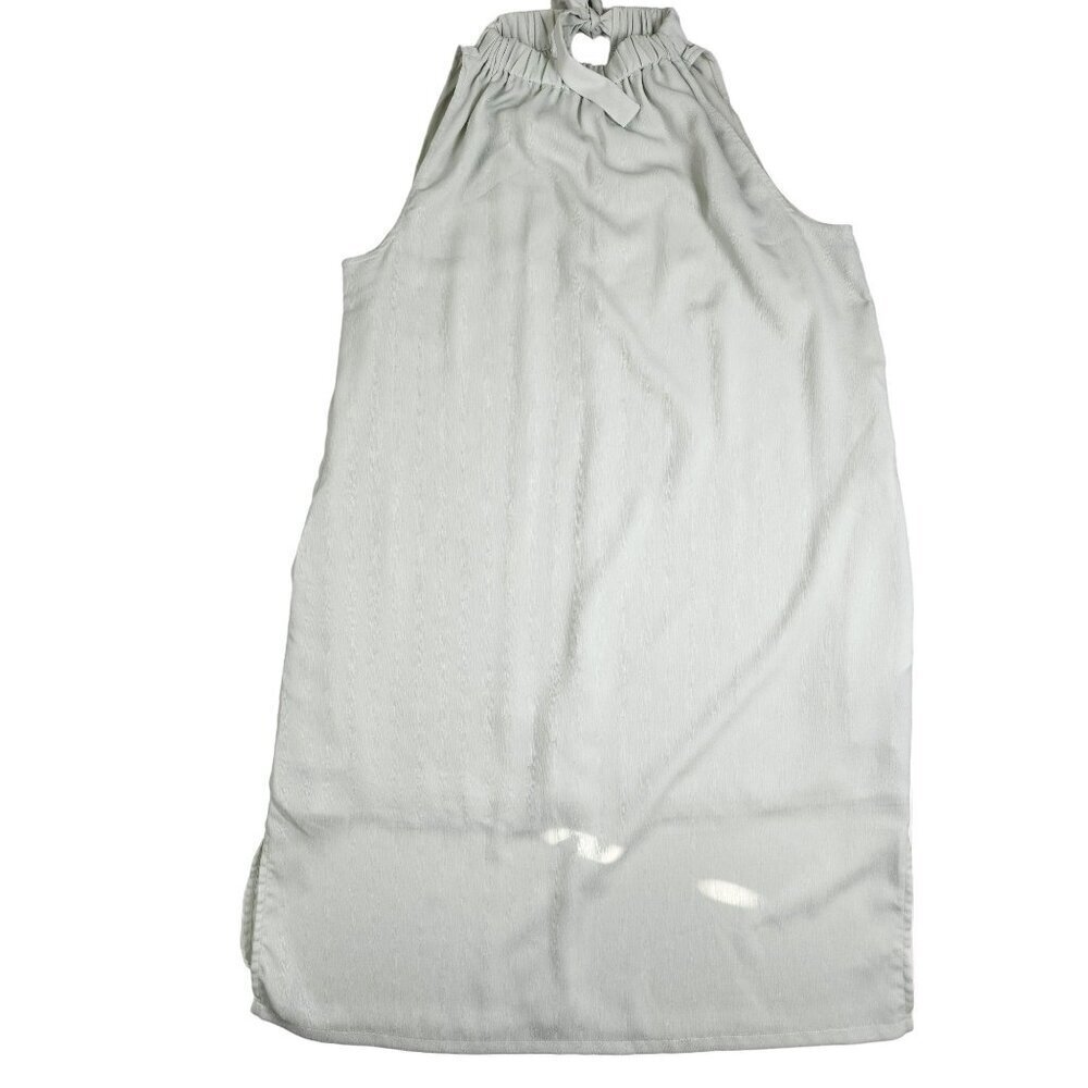 Prologue pastel sage green midi sleeveless dress, size Medium